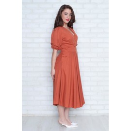 Γυναικείο Φόρεμα Μεσάτο Plus Size