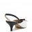 Γυναικεία Λευκή εξώφτερνη γόβα kitten heel ES3228-L13